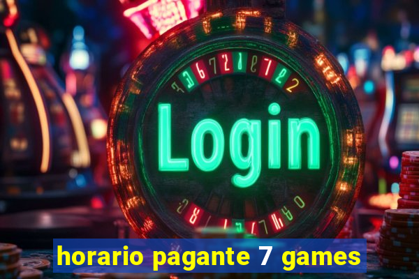 horario pagante 7 games